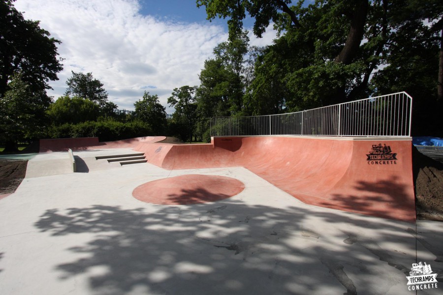 Skatepark w Parku Jordana w Krakowie